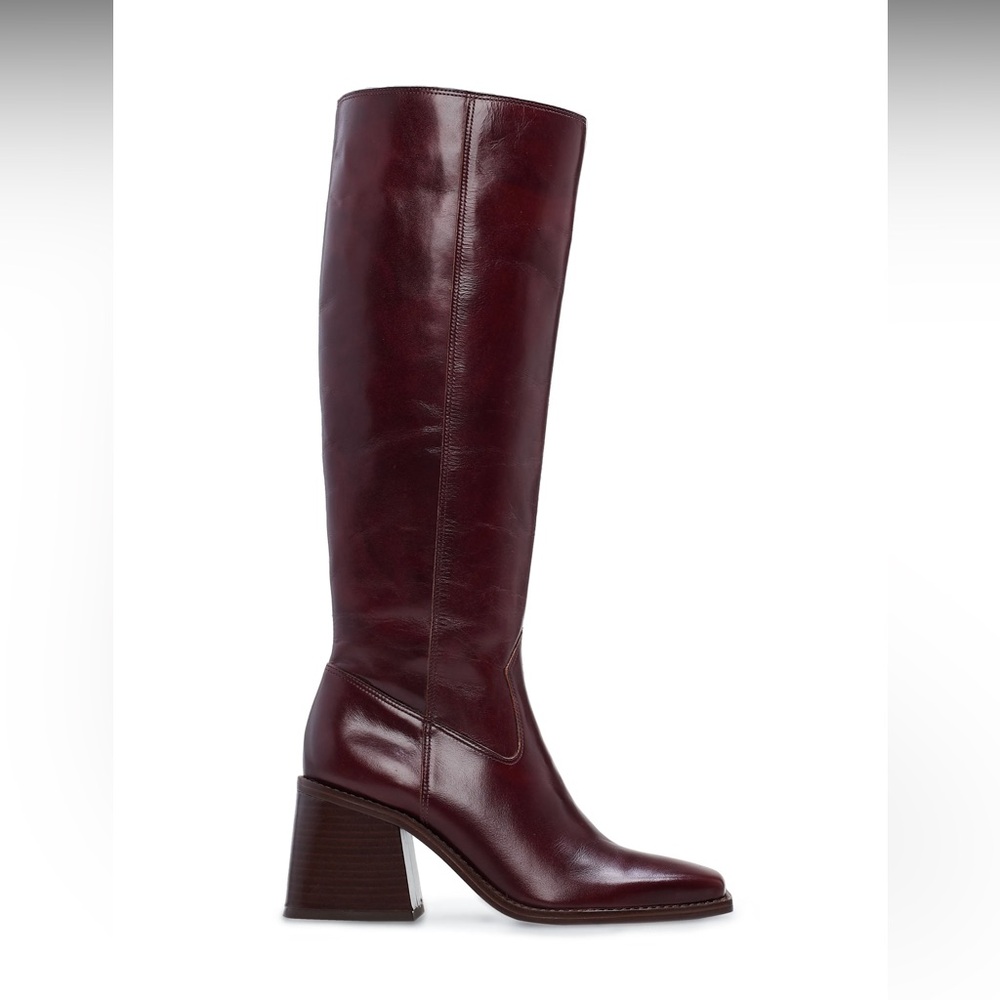 Vince Camuto Extra Wide Calf Sangeti Boots - Burgundy
